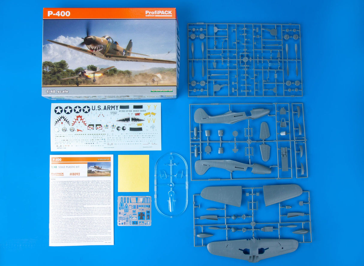 Eduard 8092 1/48 P-400 Plastic Model Kit Eduard PLASTIC MODELS