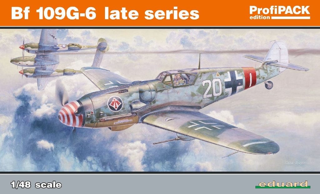 Eduard 82111 1/48 Bf 109G-6 late series Plastic Model Kit - Hobbytech Toys