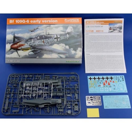 Eduard 82113 1/48 Bf 109G-6 early version Plastic Model Kit - Hobbytech Toys
