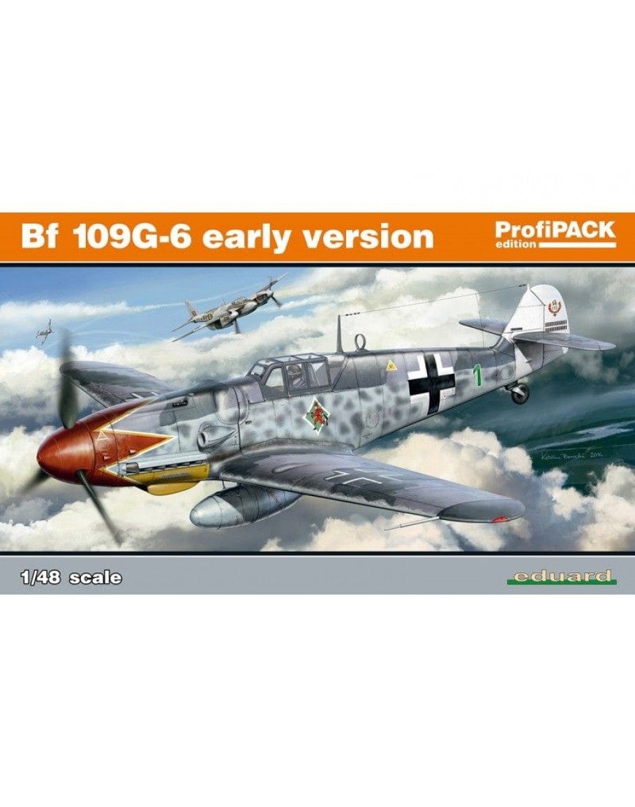 Eduard 82113 1/48 Bf 109G-6 early version Plastic Model Kit - Hobbytech Toys