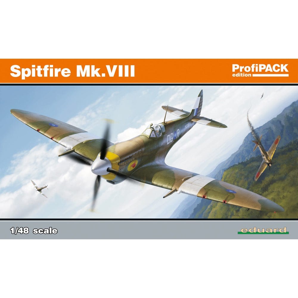 Eduard 8284 1/48 Spitfire Mk.VIII Profipack Plastic Model Kit. RAAF Decals - Hobbytech Toys