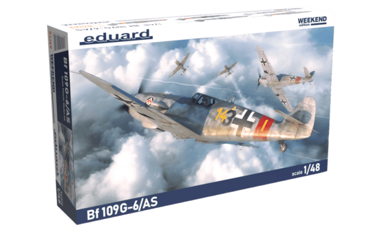 Eduard 84169 1/48 Bf 109G-6/AS Plastic Model Kit - Hobbytech Toys
