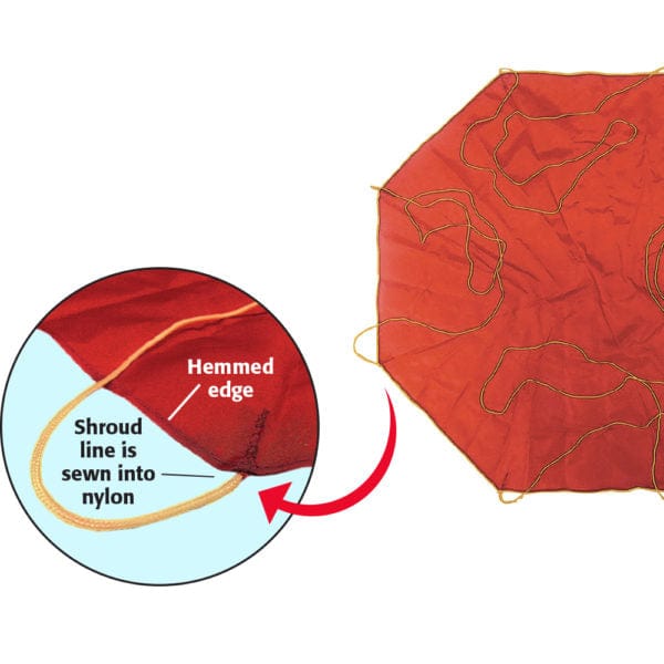 Estes 2261 24inch Nylon Parachute Model Rocket Accessory - Hobbytech Toys