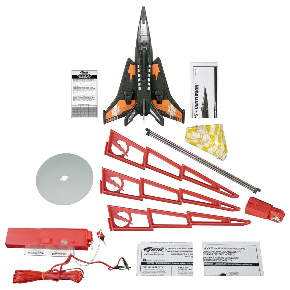 Estes 5324 Centurion Beginner Model Rocket Launch Set (18mm Standard Engine) - Hobbytech Toys
