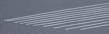 Evergreen 111 Styrene 14" Strips 0.38x0.38mm / .015x.030" (10pcs) Evergreen Styrene SUPPLIES