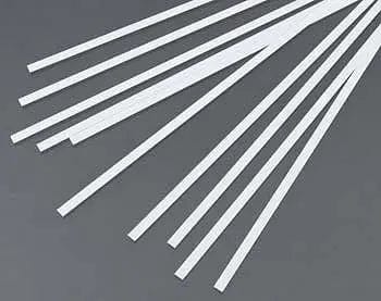Evergreen 117 Styrene 14" Strips 0.38x4.0mm / .015x.156" (10pcs) Evergreen Styrene SUPPLIES
