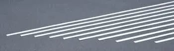 Evergreen 118 Styrene 14" Strips 0.38x4.8mm / .015x.188" (10pcs) Evergreen Styrene SUPPLIES