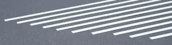 Evergreen 119 Styrene 14" Strips 0.38x6.3mm / .015x.250" (10pcs) Evergreen Styrene SUPPLIES