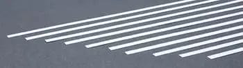 Evergreen 129 Styrene 14" Strips 0.5x6.3mm / .020x.250" (10pcs) Evergreen Styrene SUPPLIES