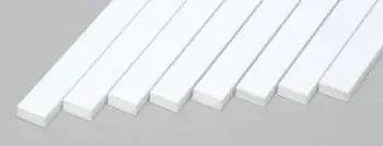 Evergreen 168 Styrene 14" Strips 2.0x4.8mm / .080x.188" (8pcs) Evergreen Styrene SUPPLIES