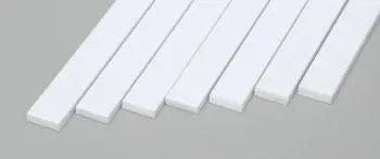 Evergreen 169 Styrene 14" Strips 2.0x6.3mm / .080x.250" (7pcs) Evergreen Styrene SUPPLIES