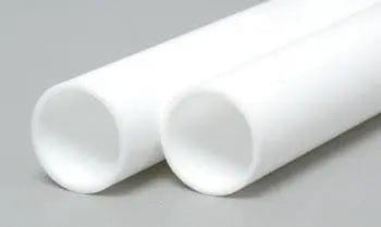 Evergreen 236 Styrene 14" Round Tube 12.7mm / 1/2" (2pcs) Evergreen Styrene SUPPLIES