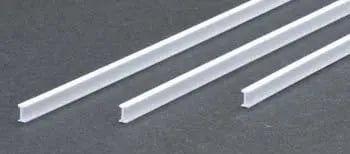 Evergreen 275 Styrene 14" I-Beam 4.0mm / 5/32" (3pcs) Evergreen Styrene SUPPLIES