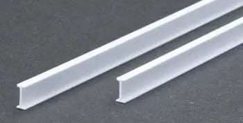 Evergreen 278 Styrene 14" I-Beam 7.9mm / 5/16" (2pcs) Evergreen Styrene SUPPLIES