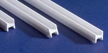 Evergreen 284 Styrene 14" H-Column 3.2mm / 1/8" (3pcs) Evergreen Styrene SUPPLIES