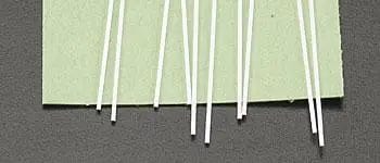 Evergreen 8102 Styrene 14" Strips HO 0.28x0.56mm / .011x.022" (10pcs) Evergreen Styrene SUPPLIES