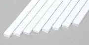 Evergreen 8104 Styrene 14" Strips HO 0.28x1.09mm / .011x.043" (10pcs) Evergreen Styrene SUPPLIES