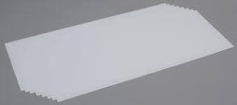 Evergreen 9101 Styrene Plain Sheet 0.25x150x300mm / .010x6x12" (8pcs) Evergreen Styrene SUPPLIES