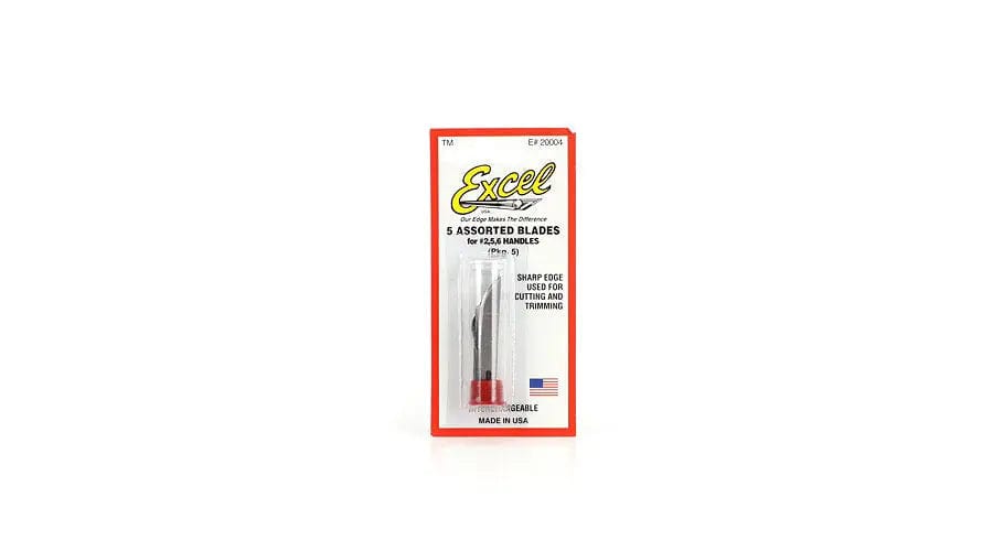 Excel 20004 K2 Assorted Heavy Duty Blades (5pcs) Excel TOOLS