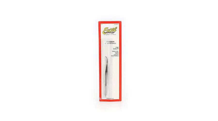 Excel 30410 Curved Stainless Steel Tweezers 4.5 Inch Excel TOOLS