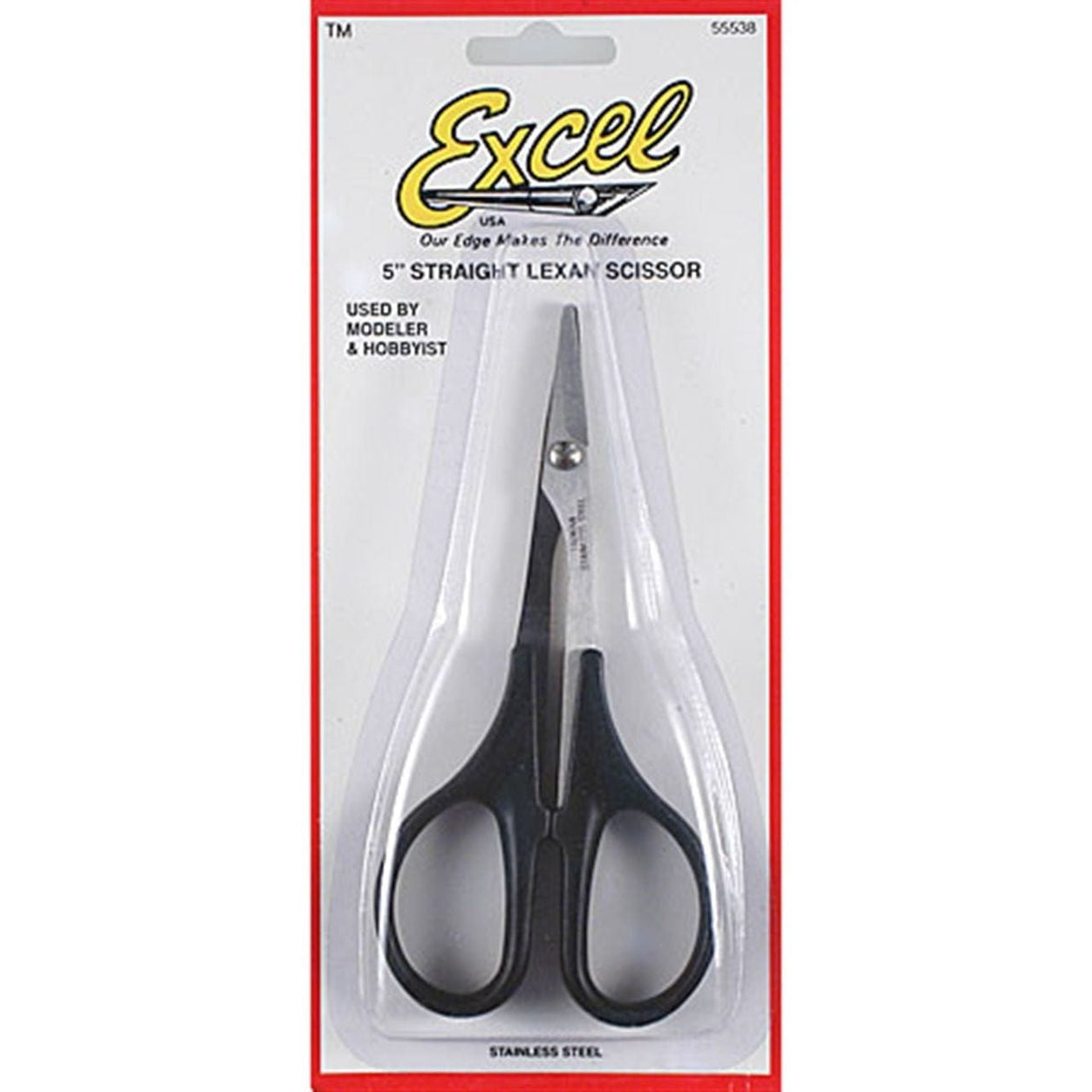Excel 55538 5.25 Inch Straight Lexan Scissors Excel TOOLS