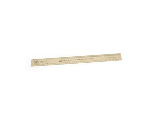 Excel 55778 12 Inch Deluxe Model Railroad Aluminum Ruler Excel TOOLS