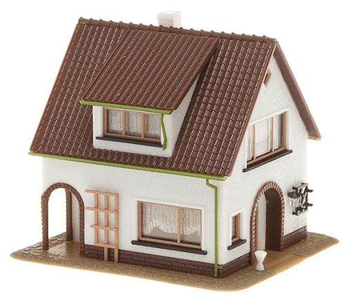 Faller Gmbh HO House with Dormer - 3-17/32 x 3-1/8in 9 x 8cm Faller Gmbh TRAINS - HO/OO SCALE
