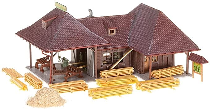 Faller Gmbh HO Woodworkers Shop - Weathered Kit - 6-7/8 x 4-3/4 x 2-3/4in 17.5 x 12 x 7cm Faller Gmbh TRAINS - HO/OO SCALE
