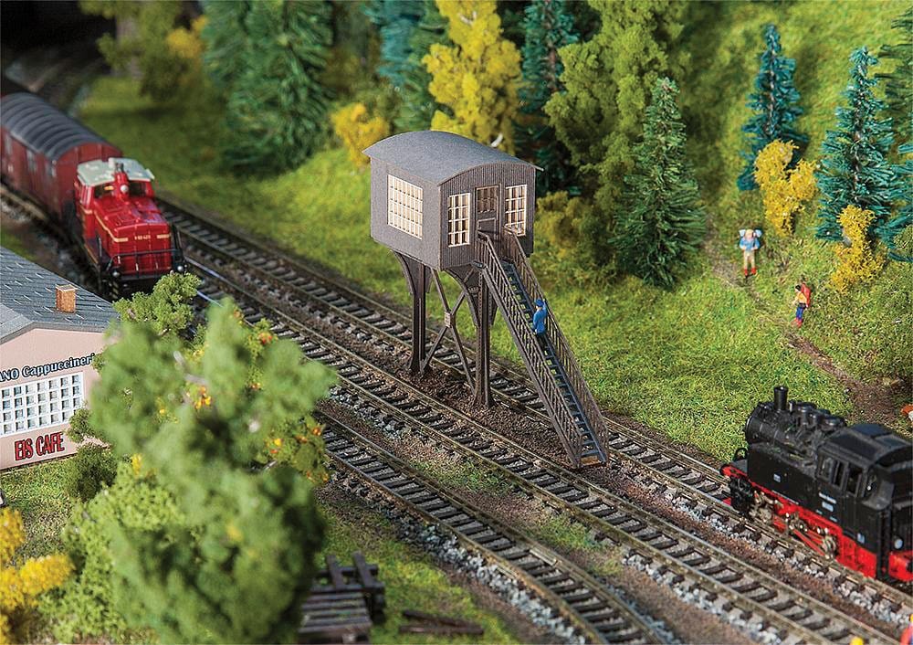 Faller Gmbh N Dahlhausen Signal Tower - Laser-Cut Card Kit - 2-7/8 x 1-1/16 x 2-1/4in 7.3 x 2.7 x 5.8cm Faller Gmbh TRAINS - N SCALE