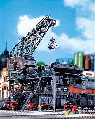 Faller HO Coaling Station - 13-3/8 x 10-3/4" - Hobbytech Toys