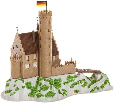 Faller HO Lichtenstein Castle - 5-1/2 x 2-15/16" 13.3 x 7.5cm - Hobbytech Toys