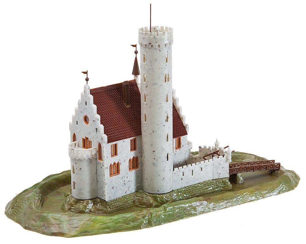 Faller N Castle with Moat - 5-1/4 x 3" 13.5 x 7.5cm - Hobbytech Toys