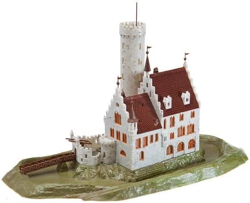 Faller N Castle with Moat - 5-1/4 x 3" 13.5 x 7.5cm - Hobbytech Toys