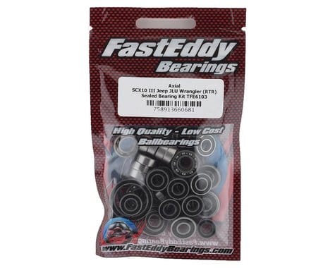 FastEddy Axial SCX10 III Jeep JLU Wrangler RTR Sealed Bearing Kit FastEddy HARDWARE