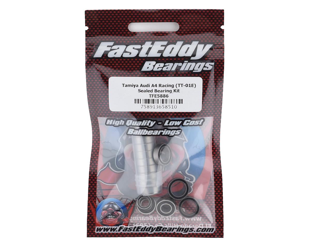 FastEddy Tamiya Audi A4 Racing Sealed Bearing Kit (TT-01E) - Hobbytech Toys