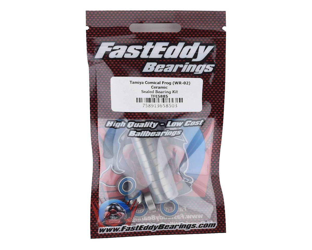 FastEddy Tamiya Comical Frog Ceramic Rubber Sealed Bearing Kit (WR-02) - Hobbytech Toys