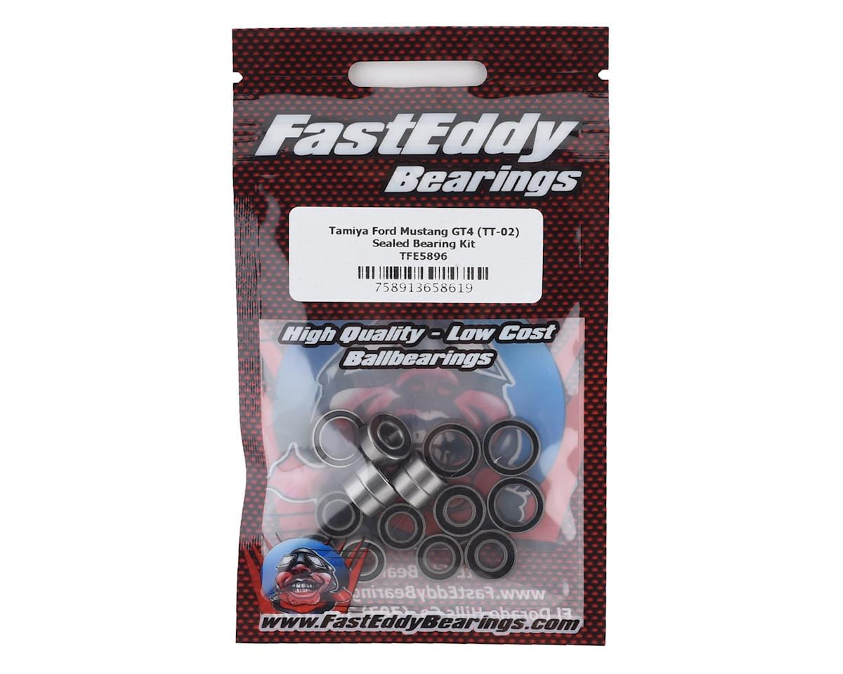 FastEddy Tamiya Ford Mustang GT4 Sealed Bearing Kit (TT-02) - Hobbytech Toys