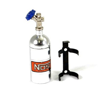 Fastrax Aluminum NOS Nitrous Bottle & Mount - Silver - Hobbytech Toys