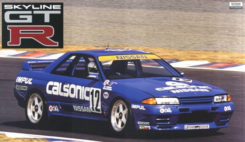 Fujimi 1/12 Nissan Skyline GT-R Gr.A Calsonic`92 (BNR32) (Axes No.3) Plastic Model Kit - Hobbytech Toys