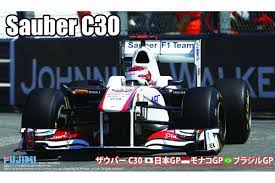 Fujimi 1/20 Sauber C30 (Japan, Monaco, Brazil GP) (GP-22) Plastic Model Kit - Hobbytech Toys
