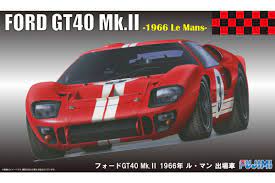 Fujimi 1/24 Ford GT40 `66 LeMans (RS-51) Plastic Model Kit - Hobbytech Toys