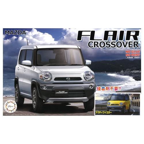 Fujimi 1/24 Mazda Flair Crossover (Active Yellow) (C-NX-4 EX-1) Plastic Model Kit - Hobbytech Toys