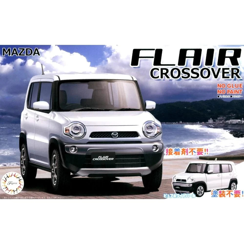 Fujimi 1/24 Mazda Flair Crossover (Pure White Pearl) (C-NX-4) Plastic Model Kit - Hobbytech Toys