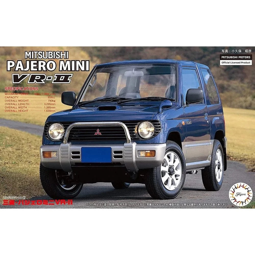 Fujimi 1/24 Mitsubishi Pajero Mini VR-II 94 (ID-1) Plastic Model Kit - Hobbytech Toys