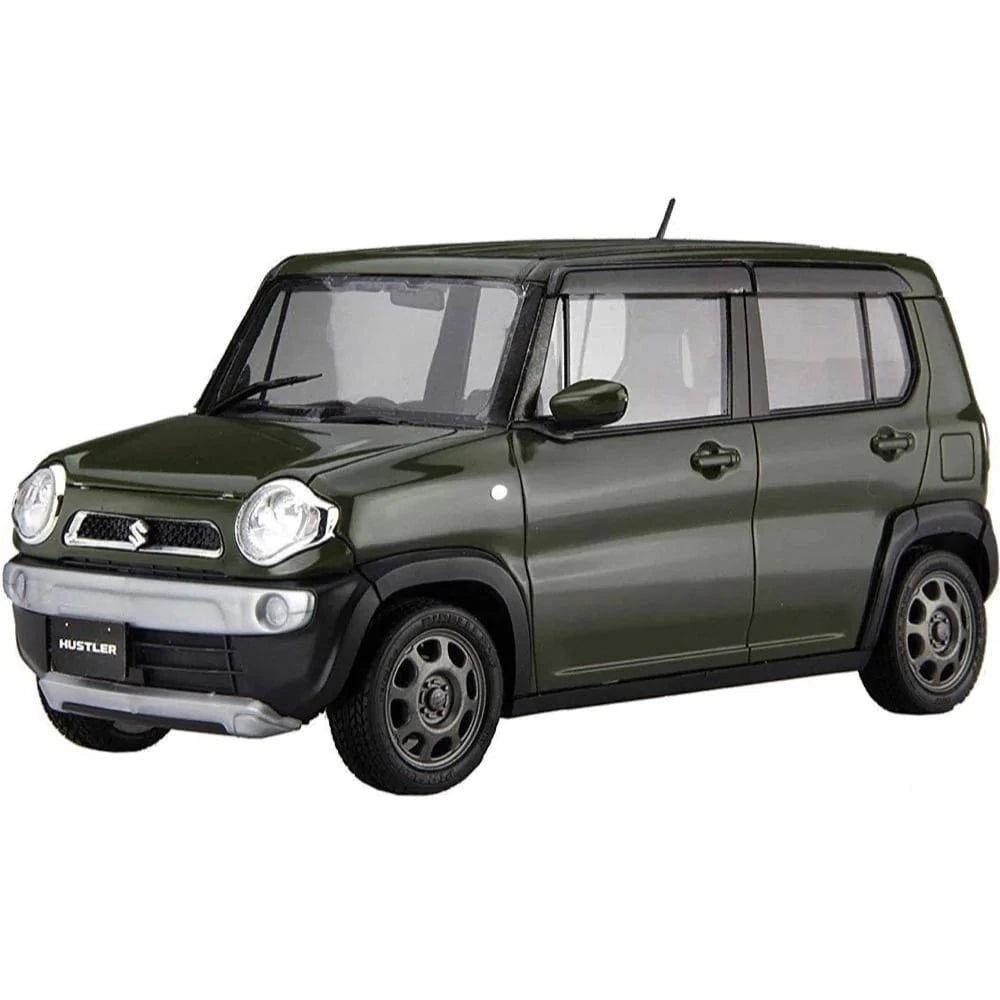 Fujimi 1/24 Suzuki Hustler (G/Cool Khaki Pearl Metallic) (C-NX-11 EX-1) Plastic Model Kit - Hobbytech Toys