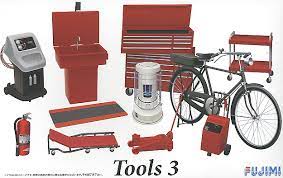 Fujimi 1/24 Tools No3 (GT-27) Plastic Model Kit - Hobbytech Toys