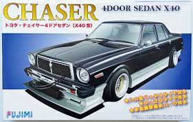Fujimi 1/24 Toyota Chaser 4 Door Sedan X40 (ID-173) Plastic Model Kit - Hobbytech Toys