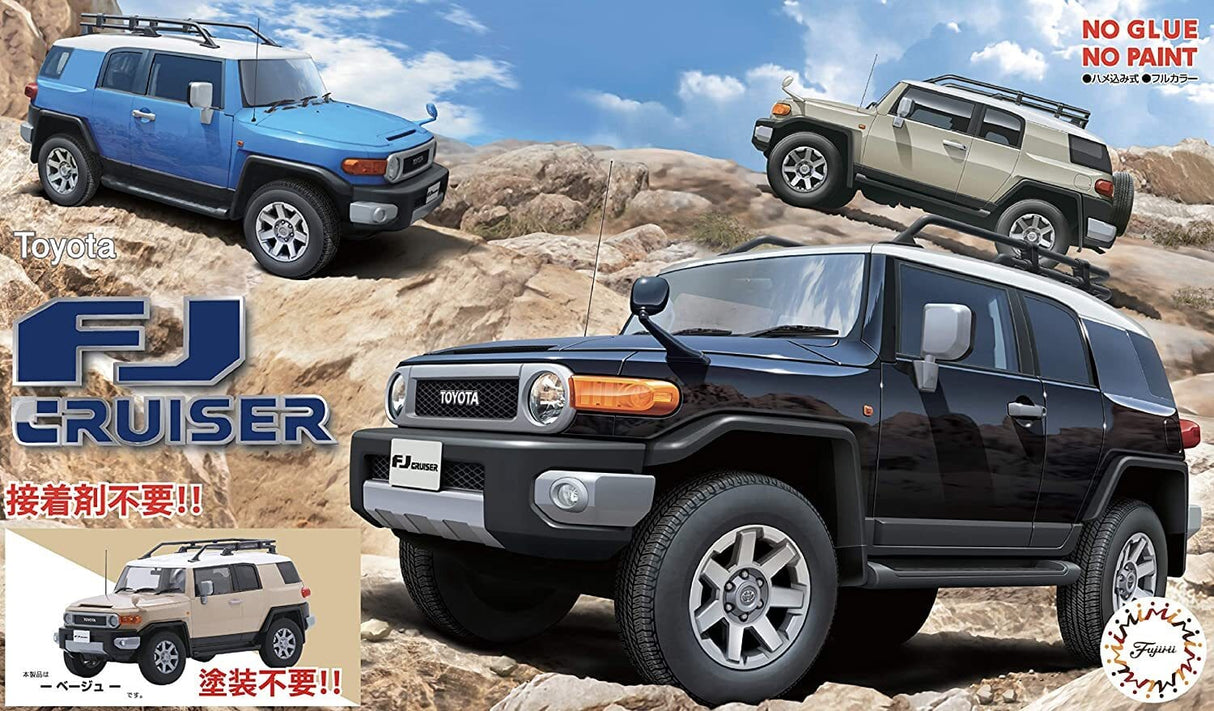 Fujimi 1/24 Toyota FJ Cruiser (Beige) (C-NX-9 EX-3) Plastic Model Kit - Hobbytech Toys