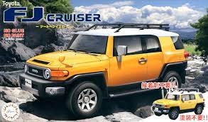 Fujimi 1/24 Toyota FJ Cruiser (Two-tone Yellow) (C-NX-10) Plastic Model Kit - Hobbytech Toys