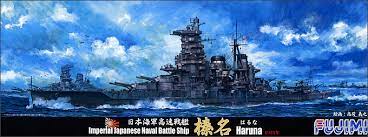 Fujimi 1/700 IJN Battleship HARUNA (TOKU - 25) Plastic Model Kit - Hobbytech Toys
